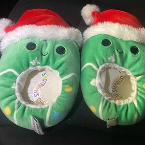 Squishmellow holiday slippers